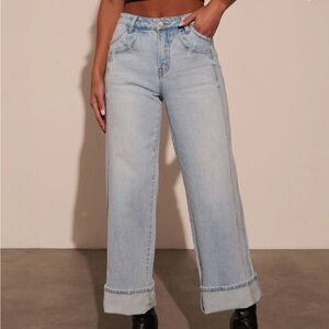 Vici Light Wash Flare Jeans